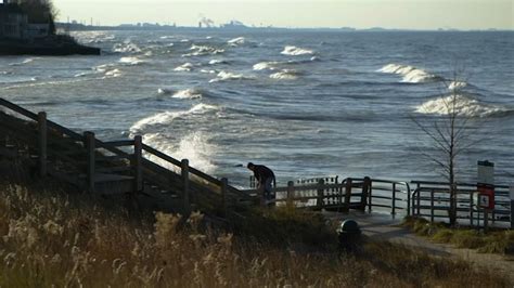 Portage, Indiana declares emergency at lakefront due to rising Lake ...