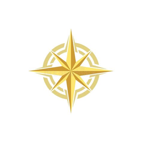 Golden Compass Logo Image Vector Stock Vector - Illustration of golden ...