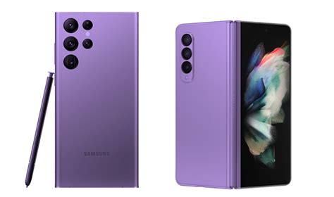 Samsung Galaxy S22 in de kleur 'Bora Purple' gespot