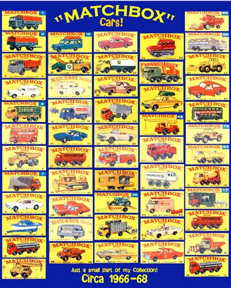 Matchbox Cars in the '60s