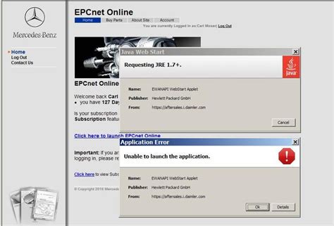 EPC error ... | Mercedes-Benz Forum