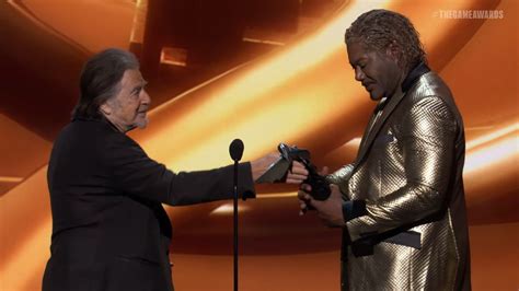 Al Pacino and Kratos actor Chris Judge went filibuster mode at The Game Awards, and it was ...