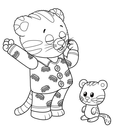 Free Printable Daniel Tiger Coloring Pages Coloring Pages