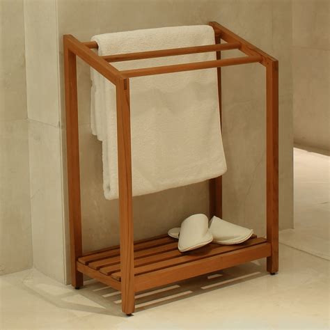 Havana Solid Teak Wood Towel Rack - Walmart.com - Walmart.com