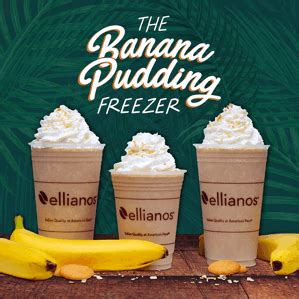 The Banana Pudding Freezer Promotions - Ellianos Coffee Company