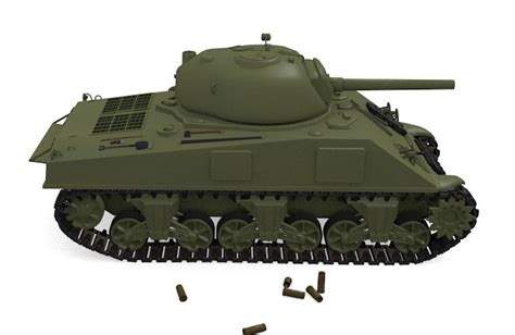 Sherman Tank 3D Model $5 - .dae .fbx .obj .blend .3ds - Free3D