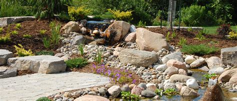 Natural Stone Landscaping - Johnston's Greenhouse