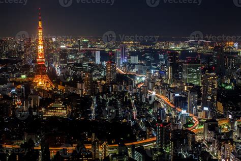 Colorful cityscape at night 2009500 Stock Photo at Vecteezy