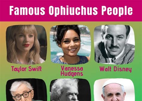 Famous Ophiuchus Personalities Throughout History