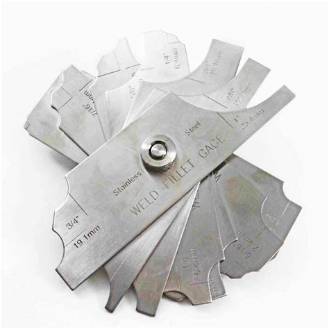 7 Piece Fillet Weld Gauge Set | The Validation Centre (TVC) Ltd