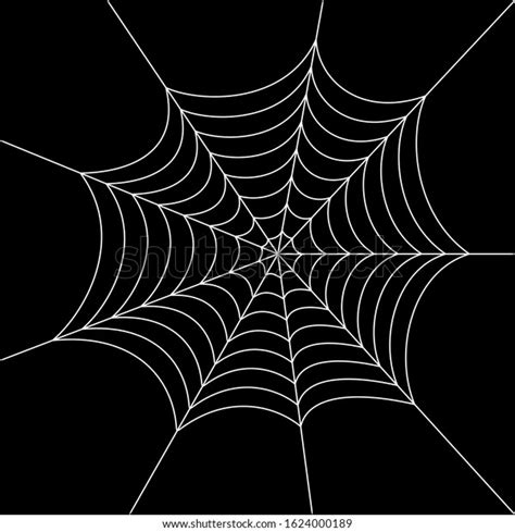 Spider Web On Black Background Stock Vector (Royalty Free) 1624000189 | Shutterstock