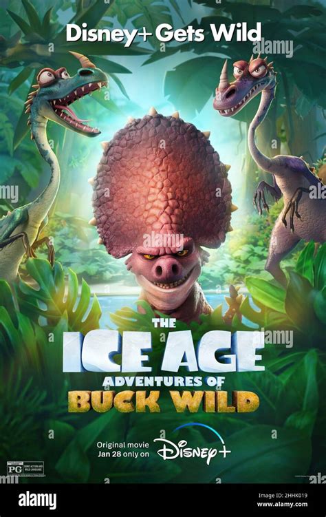 THE ICE AGE ADVENTURES OF BUCK WILD, US character poster, center: Orson (voice: Utkarsh Ambudkar ...