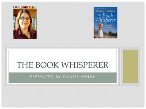 The book whisperer