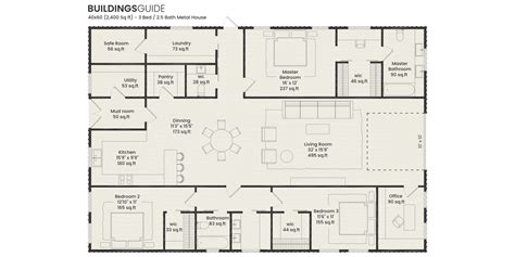 Metal Building House Plans and Floor Plans