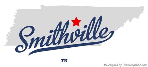 Map of Smithville, TN, Tennessee