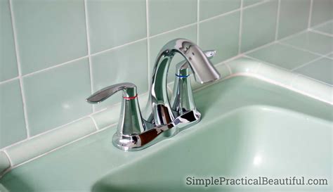 How to Install a Bathroom Faucet - Simple Practical Beautiful