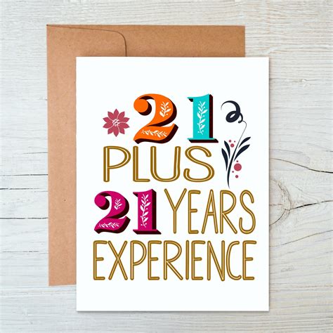 Happy 42nd Birthday Card, Funny 42nd Birthday Card, 42nd Birthday Gift Idea,happy 42nd Birthday ...