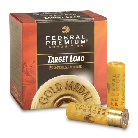 Federal, 20 Gauge, Gold Medal Plastic Shot Shells, 2 3/4" 7/8 oz., 25 Rounds - 36118, 20 Gauge ...