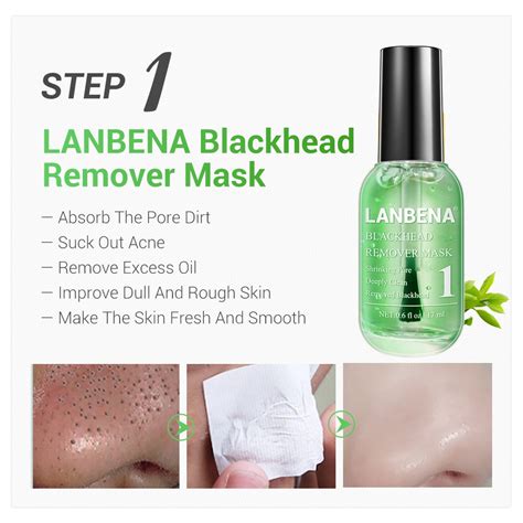 LANBENA Face Serum Blackhead Remover Shrinking Pore Acne Treatment Deep ...