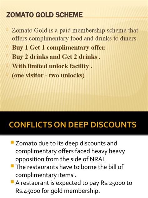 Zomato Gold Scheme: Zomato Gold Is A Paid Membership Scheme That Offers ...