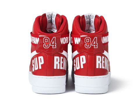 Supreme x Nike AIR Force 1 HIGH – RED | sneakerb0b RELEASES