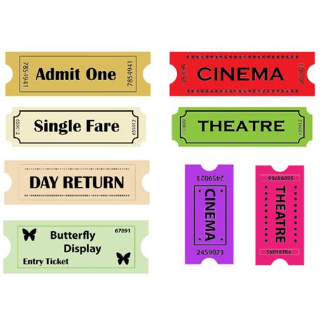 Event tickets vector image | Free SVG