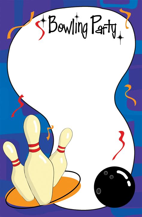 Free Printable Bowling Birthday Party Invitations - Free Printable