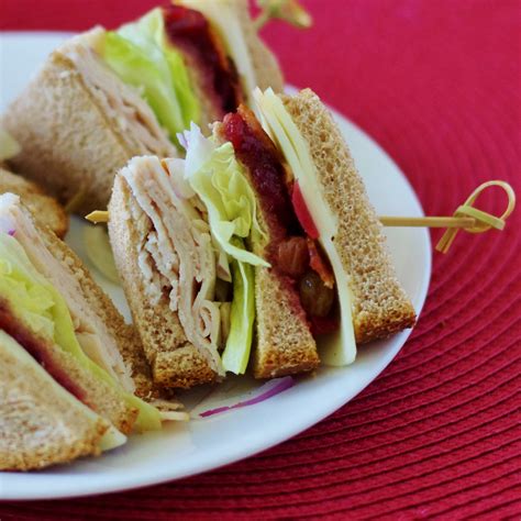 smoked turkey tea sandwiches