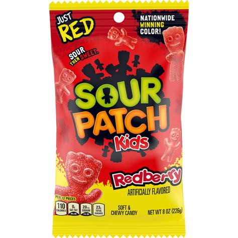 Sour Patch Kids Redberry Soft & Chewy Candy 8 oz. Bag | Shop | Service ...