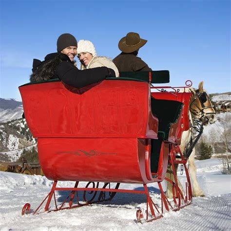 One Horse Open Sleigh Rides