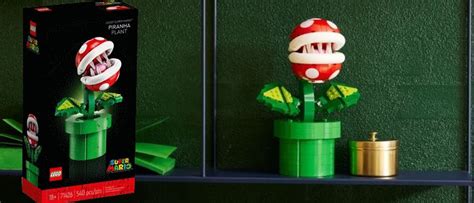 LEGO Super Mario: new LEGO set to build and display the Piranha Plant ...