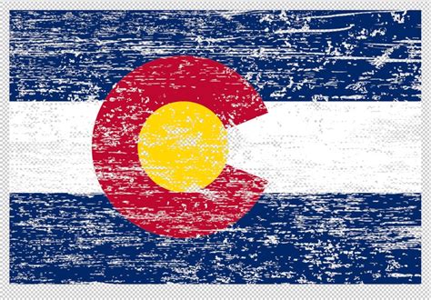 Colorado Distressed Flag SVG Design Clip Art Vector Graphic - Etsy