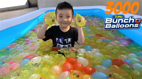 3000 Bunch O Balloons Kids Inflatable Pool Water Fight Fun Surprise ...