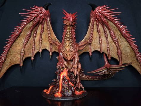 Ancient Red Dragon RPG Miniature by Lord of the Print 3D - Etsy