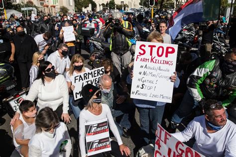 WATCH Hundreds Protest in Cape Town Against Farm Murders in South ...