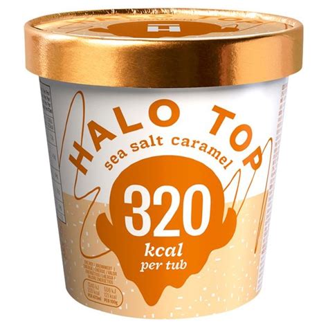 Halo Top Sea Salt Caramel Low Calorie Ice Cream 473ml from Ocado