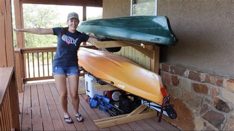 Building a Kayak Rack - Yak Rak!! - YouTube