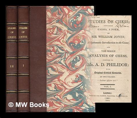 Studies of chess : containing Caissa, a poem, by Sir William Jones, a ...