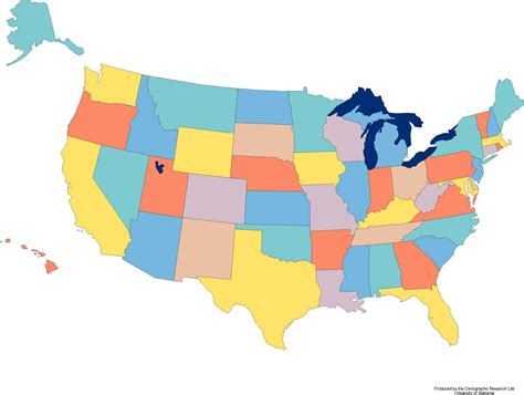 Unlabeled US map - US map unlabeled (Northern America - Americas)