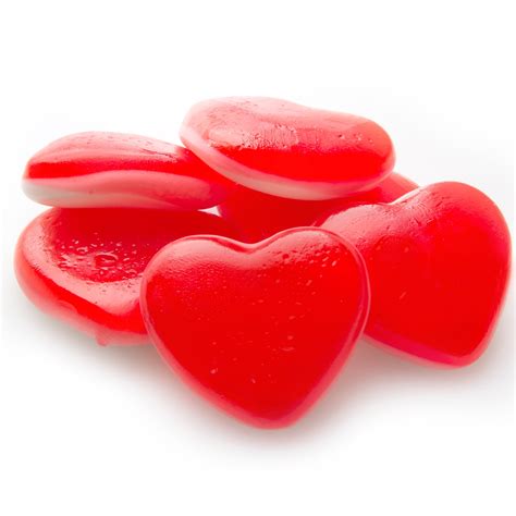 Red & White Gummy Hearts - 2.2 LB Bag • Gummies & Jelly Candy • Bulk ...