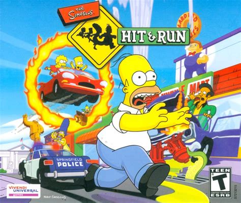 The Simpsons: Hit & Run (2003) Windows box cover art - MobyGames