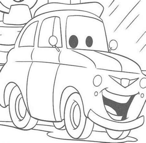 Luigi Cars Coloring Pages