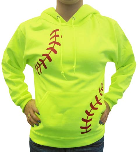 Women's Softball Laces Hoodie Sweatshirt | Softball outfits, Softball, Girls softball