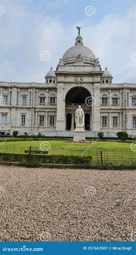 Historical Building, Victoria Memorial, Kolkata, India Stock Image ...