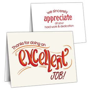 Employee Appreciation cards