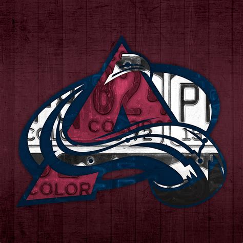 Colorado Avalanche Hockey Team Retro Logo Vintage Recycled Colorado ...