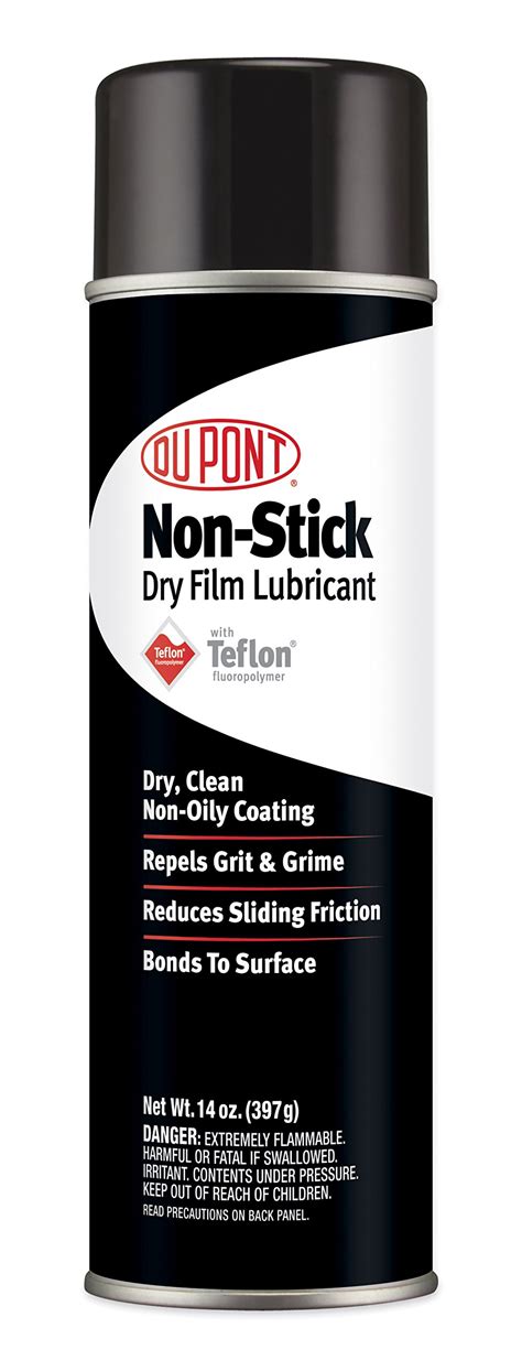 Buy DuPont Non-Stick Dry-Film Lubricant Aerosol, 14 oz( bottle color may vary) Online at ...