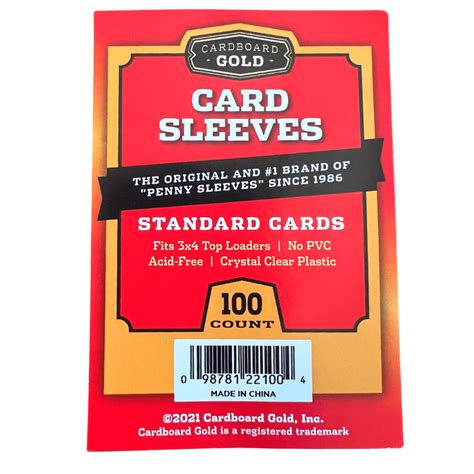 10,000ct Case Soft Card Sleeves for Standard Size Trading Cards – Columbia Hobby - Sports Card ...