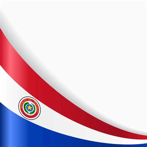 Paraguay bandera ondeando vector imágenes de stock de arte vectorial | Depositphotos