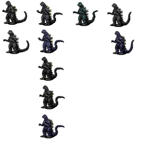 Godzilla Sprites by Supersonic1OOO on DeviantArt